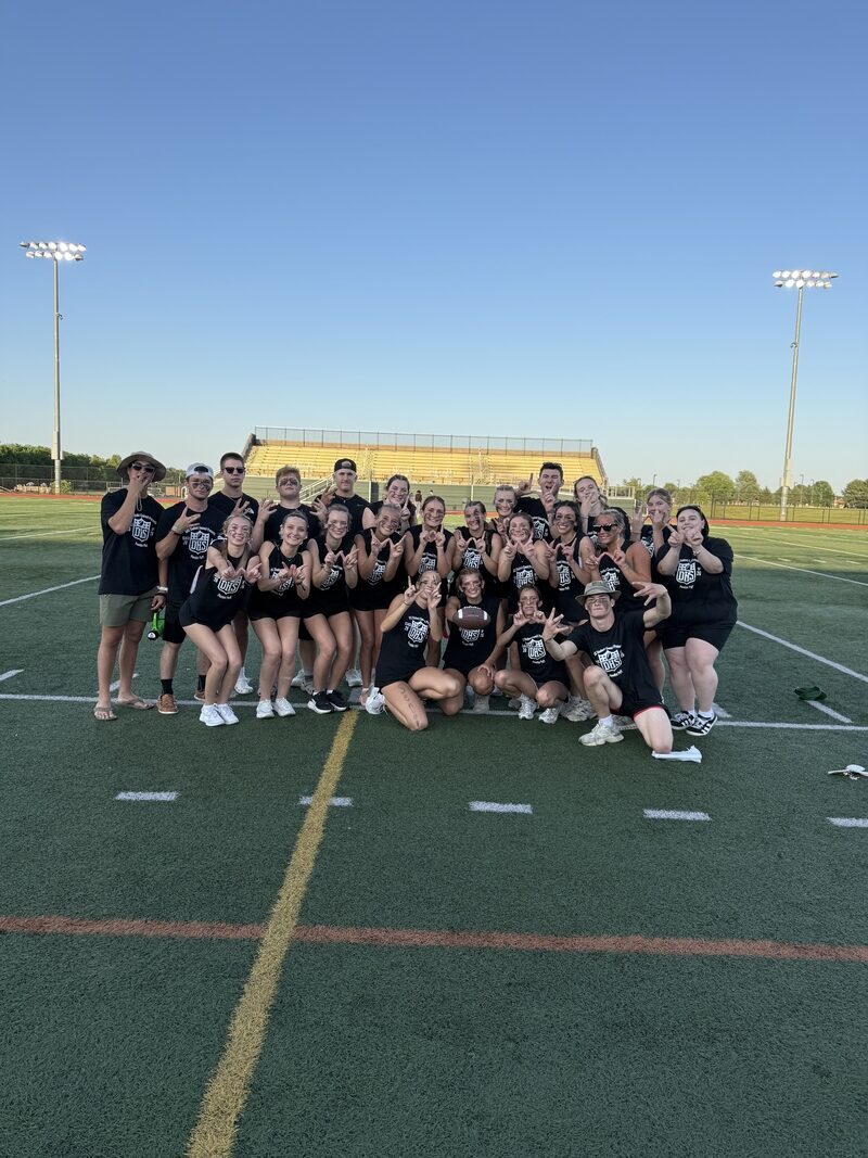 Powderpuff winners in their shirts